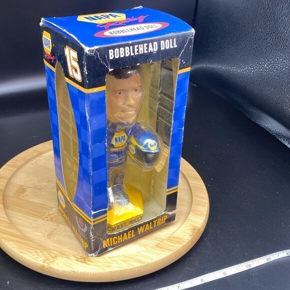 2002 bobble head doll of Michael Waltrip in NAPA NASCAR racing suit - Picture 3 of 8